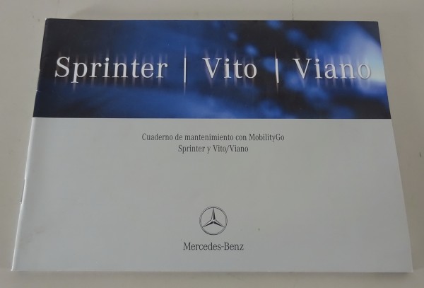 Libro de servicios Mercedes Benz Sprinter / Vito W638 / Viano W638 de 01/2007