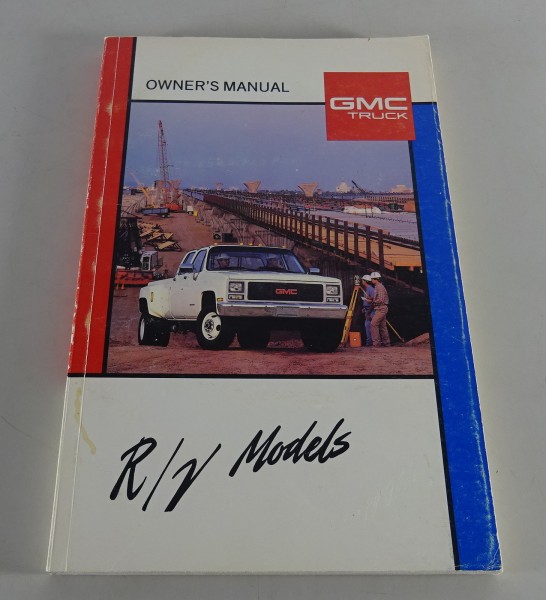 Owner´s Manual / Handbook GMC R/V Pickup Stand 1989