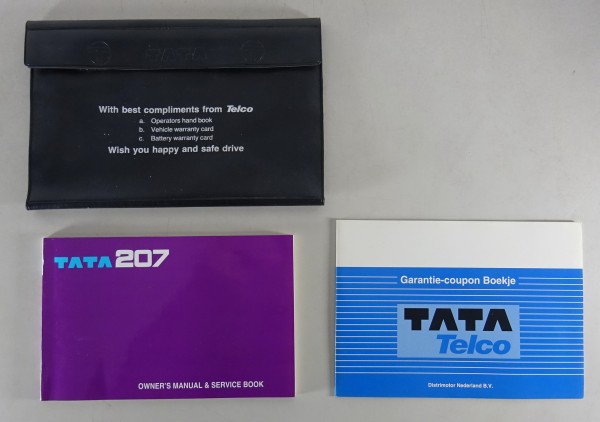 Bordmappe + Betriebsanleitung Tata Telcoline / Tata 207 Stand 1994