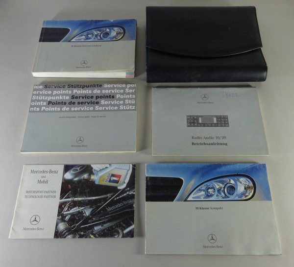 Bordmappe + Betriebsanleitung Mercedes-Benz M-Klasse W163 ML von 07/2001