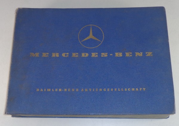 Teilekatalog Mercedes Benz Ponton W120 180a Stand 04/1959