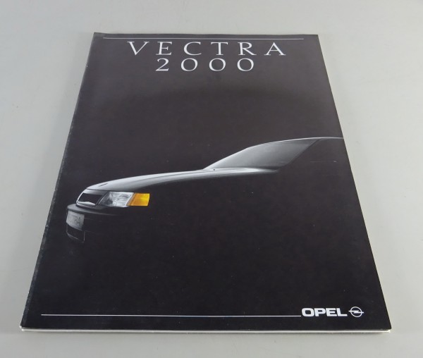 Faltprospekt / Prospekt Opel Vectra A 2000 + Technische Daten Stand 08/1989