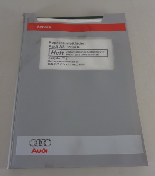 Werkstatthandbuch Audi A8 D2 Automatisches Getriebe 01V Front-/ Allradantrieb 94