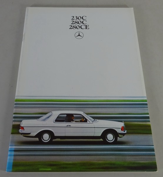 Prospekt Mercedes-Benz W123 / C123 Coupé 230 C / 280 C / 280 CE Stand 01/1977