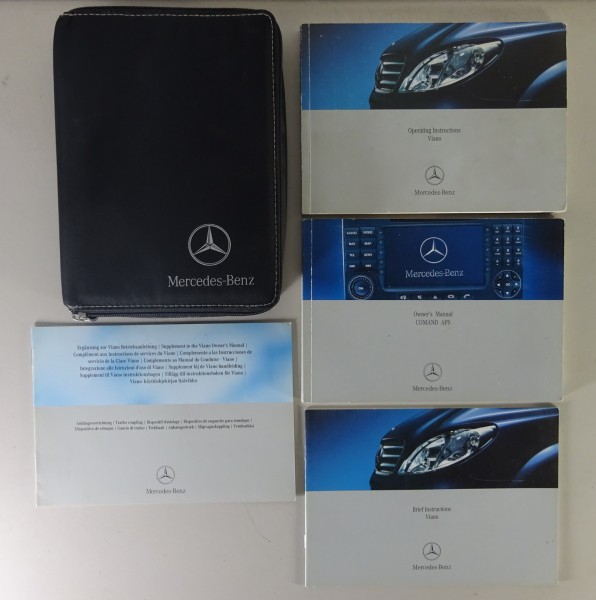 Wallet + Owner´s Manual / Handbook Mercedes-Benz Viano Typ W639 from 07/2006