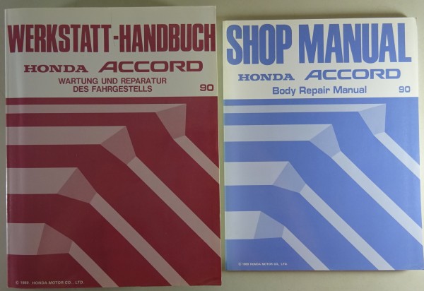 Werkstatthandbuch / Nachtrag Honda Accord Modelljahr 1990 Stand 10/1989