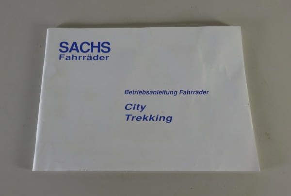 Betriebsanleitung / Handbuch Sachs Fahrräder City Trekking
