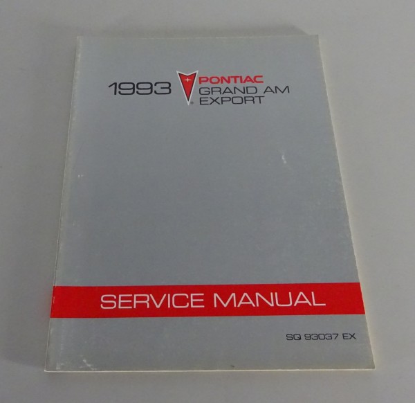 Diagnostic Manual / Service Manual Pontiac Grand Am Export from 1993