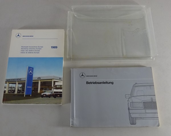 Bordmappe + Betriebsanleitung Mercedes W124 T-Modell (S124) Stand 04/1989