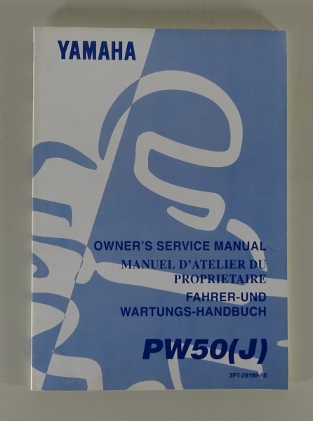 Betriebsanleitung und Wartungshandbuch Yamaha PW 50 (J) Stand 05/1996