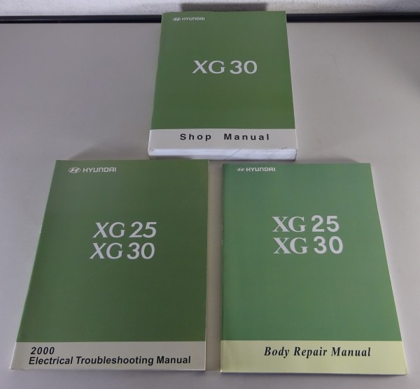 Werkstatthandbuch / Workshop Manual Hyundai XG 25 / 30 Stand 1999 - 2000