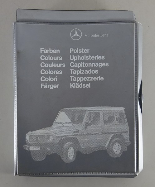 Farben + Polstermappe Mercedes-Benz G-Modell / G-Klasse W463 Stand 1990