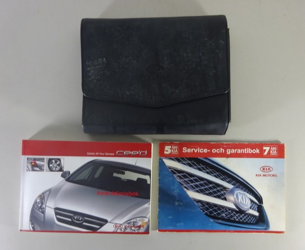 Inbyggd mapp + Instruktionsbok Kia Cee´d Stand 01/2007
