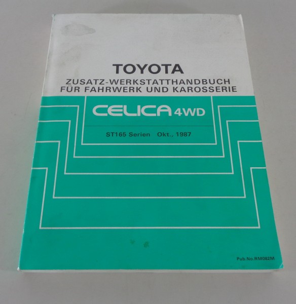 Werkstatthandbuch Toyota Celica Allrad / 4WD Nachtrag Stand 10/1987