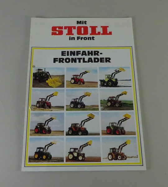 Prospekt / Broschüre Stoll Frontlader ALN / ALS / SUPER 1 Stand 05/1984