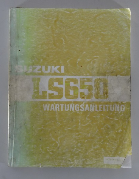 Werkstatthandbuch / Wartungsanleitung Suzuki LS 650 Savage Stand 04/1986