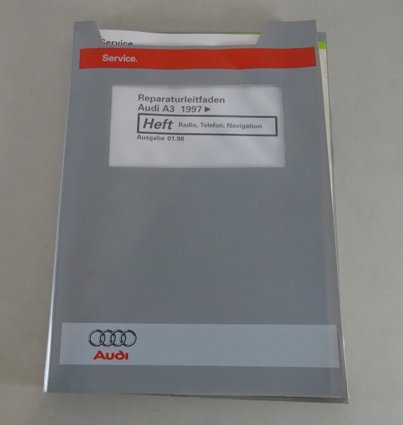 Werkstatthandbuch Audi A3 Navigation / Telefon / Radio Stand 01/1998