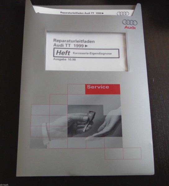 Werkstatthandbuch Audi TT ab 1999 Karosserie Diagnose Eigendiagnose von 10/1998