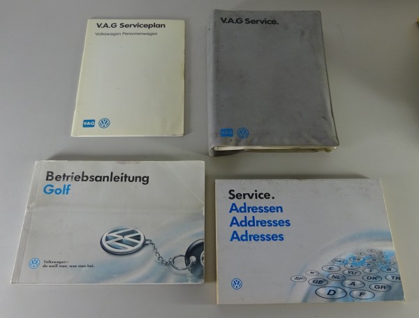 Bordmappe mit Betriebsanleitung VW Golf 3/III Stand 09/1993