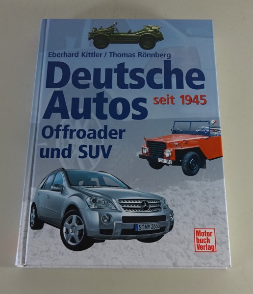 Bildband Deutsche Autos seit 1945 - Offroader und SUV - BMW - Mercedes- Multicar