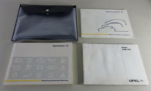 Bordmappe + Betriebsanleitung Opel Vectra B Stand 11/1997