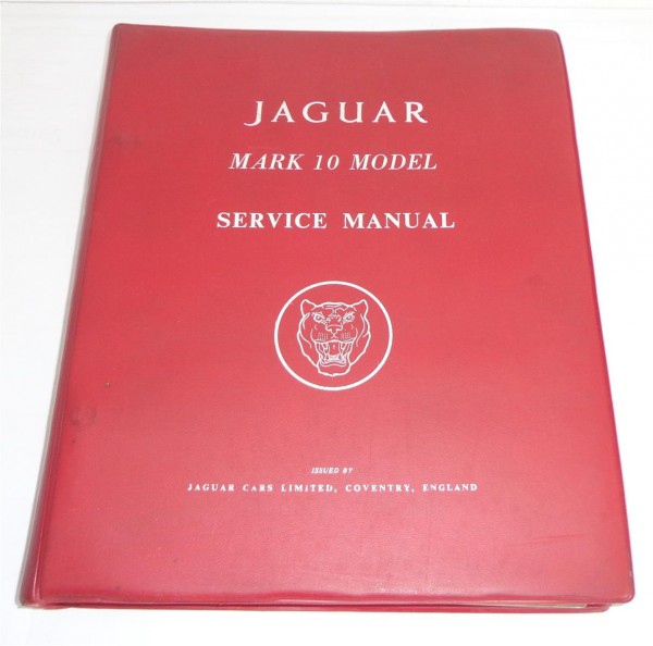 Werkstatthandbuch / Service Manual Jaguar Mark 10 Model