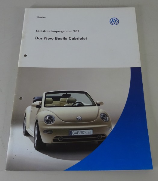 Selbsstudienprogramm SSP 281 VW New Beetle Cabriolet Cabrio Stand 03/2003