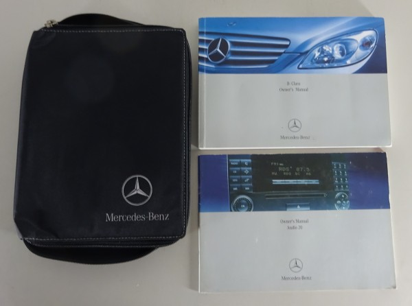 Owner's Manual + Wallet Mercedes Benz B-Class W245 B 160 180 200 + CDI from 6/05