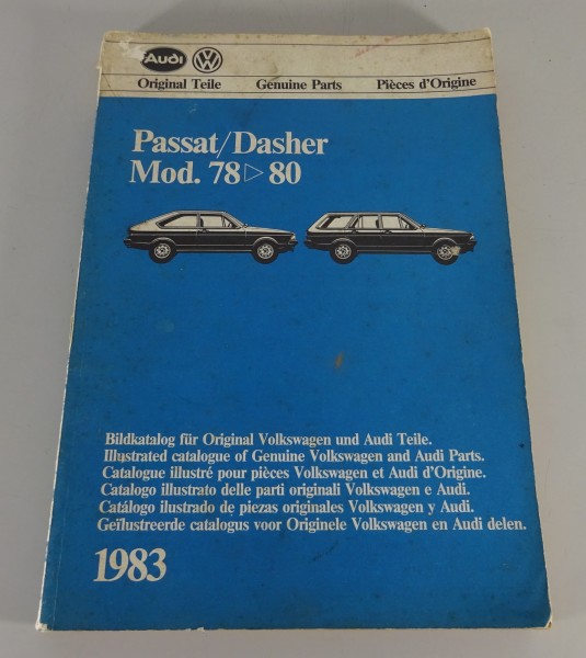 Bildkatalog / Teilekatalog VW Passat B1 Typ 32 / Dasher Bauj. 1978 / 80 von 1983