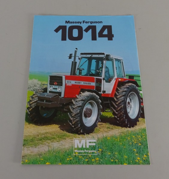 Prospekt / Broschüre Massey Ferguson MF 1014 Stand 10/1984