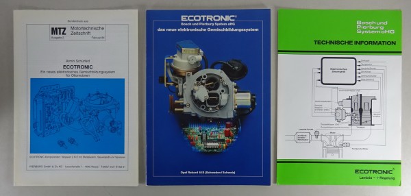 Handbuch Pierburg ECOTRONIC Gemischbildungssystem für Opel Rekord E 18S