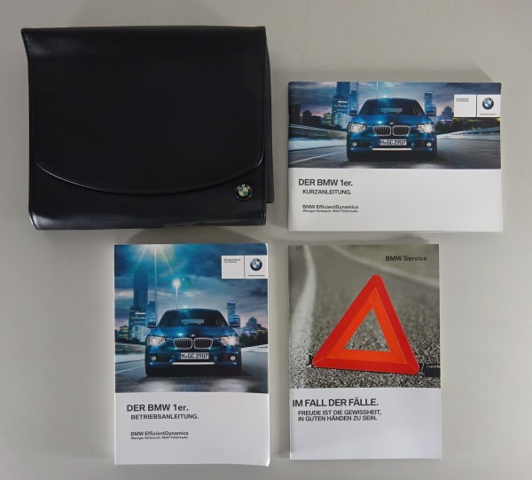 Bordmappe + Betriebsanleitung / Handbuch BMW 1er F20 Stand 2012