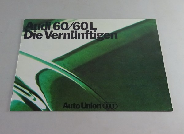 Prospekt / Broschüre Audi 60 / 60L | Typ F103 Stand 07/1969