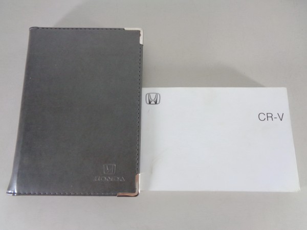 Owner's Manual + Wallet Honda CR-V 2nd Generation printed 10/2002