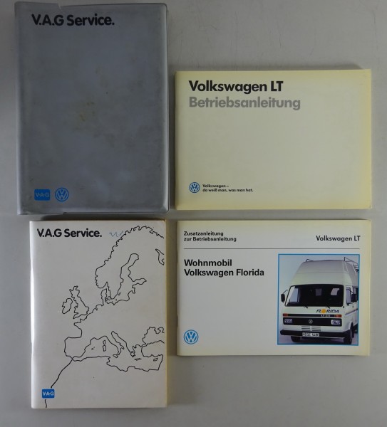 Bordmappe + Betriebsanleitung VW LT Florida Wohnmobil Stand 01/1989