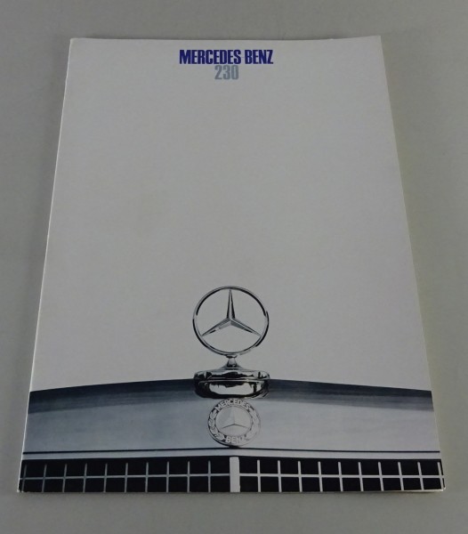 Prospekt / Broschüre Mercedes-Benz 230 W114 / 118 Stand 12/1967