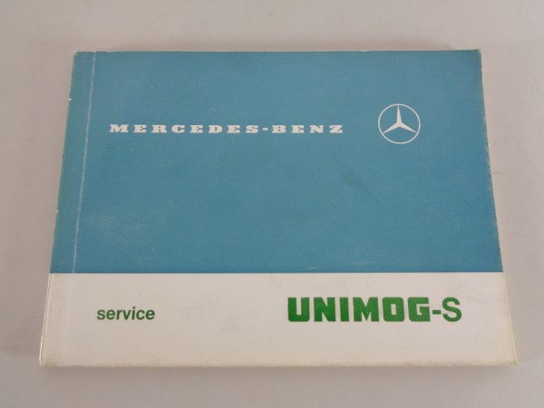 Scheckheft / Wartungsheft Blanko Mercedes Benz Unimog 404 - S von 10/1974