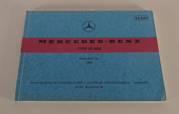 Bildkatalog Mercedes-Benz Leichter Frontlenker (kubische Kabine) LP 608 '1965