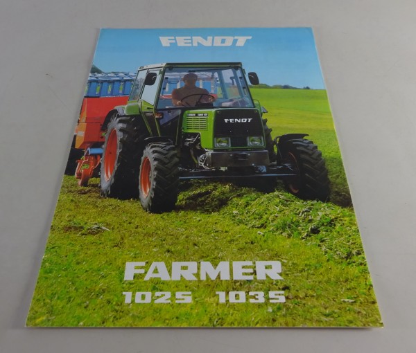 Prospekt / Broschüre Fendt Farmer 102 S / 103 S Stand 10/1985