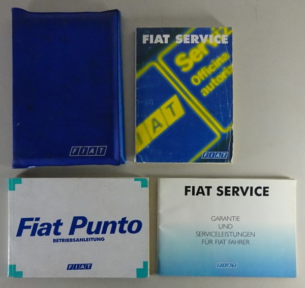 Bordmappe mit Betriebsanleitung Fiat Punto 1. Generation Stand 02/1998