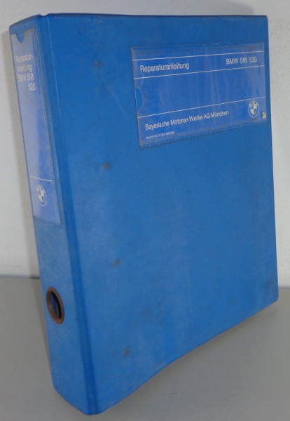 Werkstatthandbuch / Workshop Manual BMW 5er E12 520 / 520i Vierzylinder