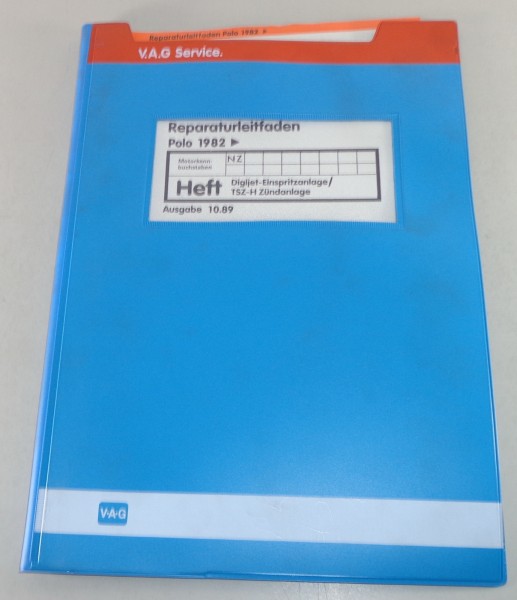 Werkstatthandbuch VW Polo 86c Digijet-Einspritzanlage / TSZ-H Zündanlage - 1989