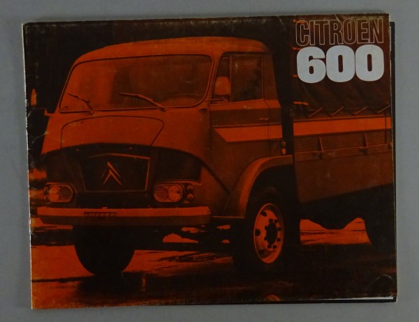Prospekt / Broschüre Citroen Belphégor 600 Stand 10/1965 frz.