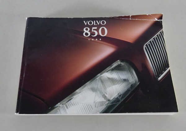 Bruksanvising / Manuell Volvo 850 Limousine / Kombi stod 1995