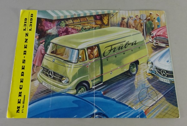 Prospektblatt Mercedes-Benz L 319 + L 319 D Transporter / Pritsche