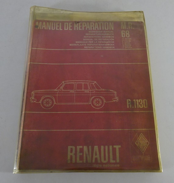 Werkstatthandbuch Renault R8 / R.1130 Stand 05/1964