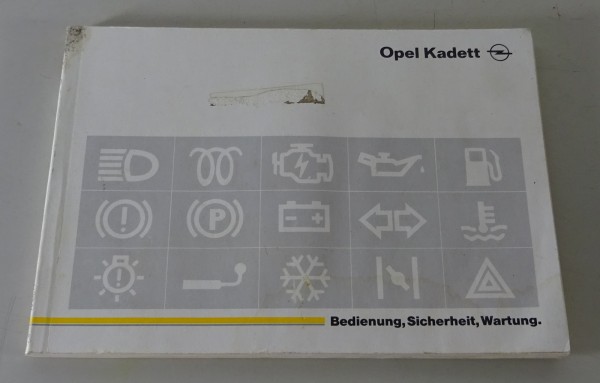 Betriebsanleitung Bedienungsanleitung Opel Kadett E + GSI Cabrio Caravan St.1991