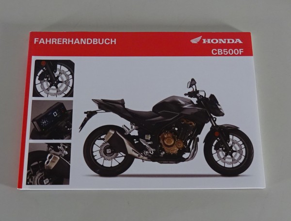 Betriebsanleitung / Handbuch Honda CB 500 F Naked Bike Stand 06/2020