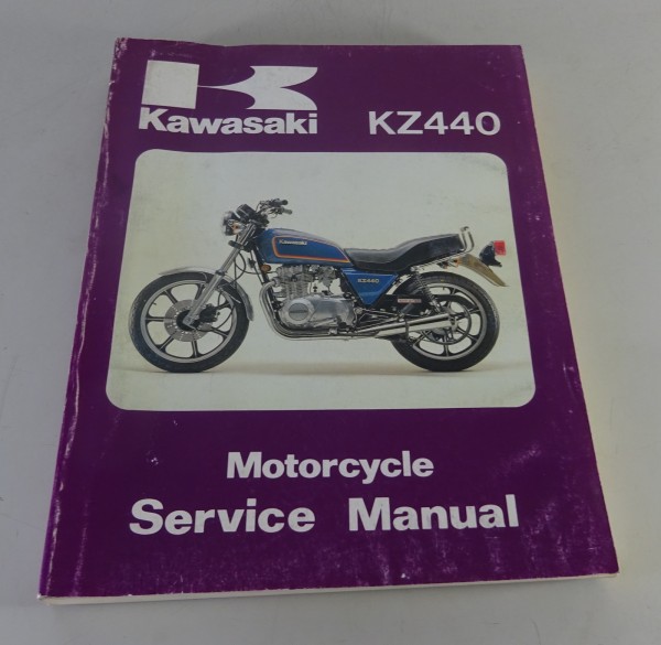 Werkstatthandbuch / Workshop Manual / Supplement / Kawasaki KZ440 from 02/1986