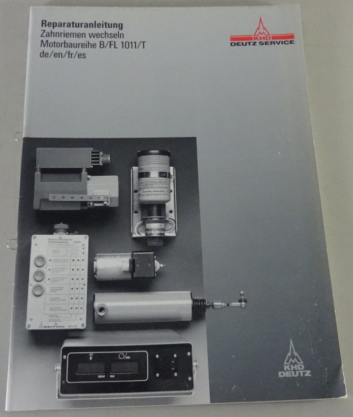 Werkstatthandbuch Deutz Motor B/FL 1011/T Zahnriemen wechseln Stand 05/1992
